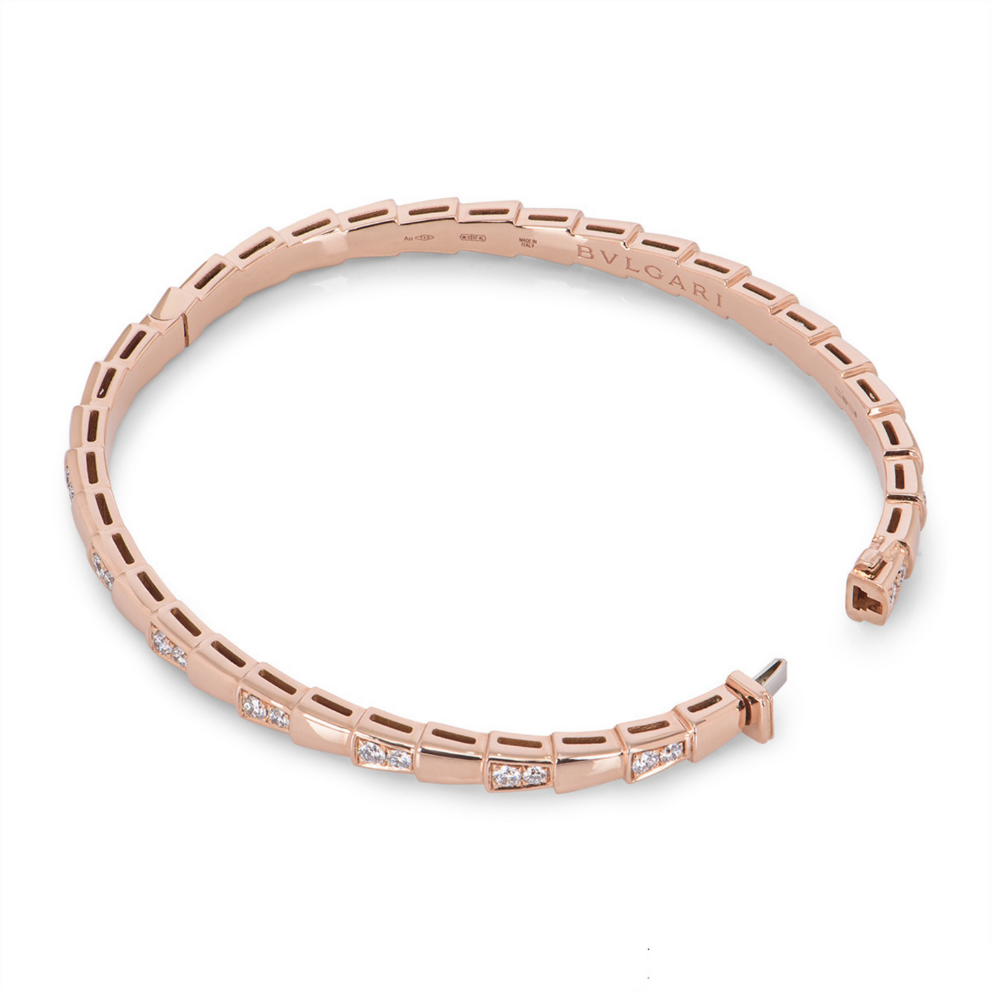 BRACELET BVLGARI SERPENTI DIAMOND ROSE GOLD