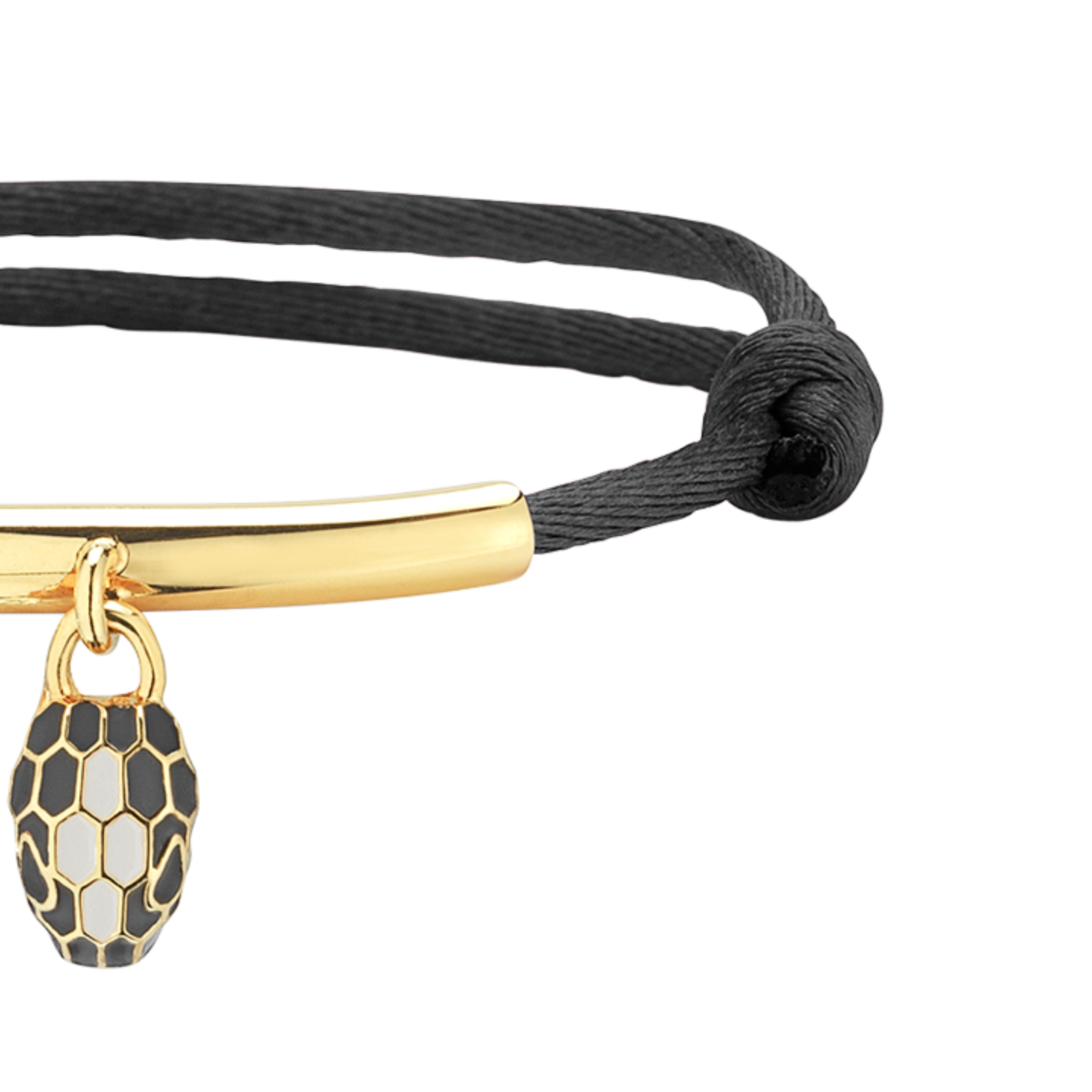 BRACELETS BVLGARI SERPENTI FOREVER CORDE NOIR GOLD