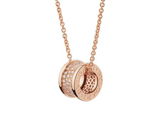 COLLIER BVLGARI B.ZERO DIAMONDS ROSE-GOLD
