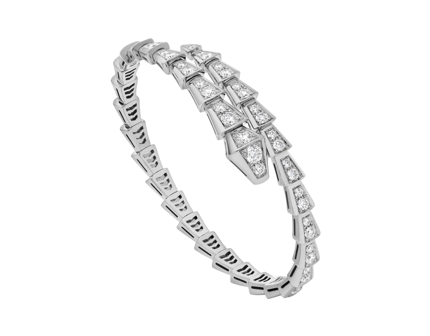BRACELET BVLGARI SERPENTI VIPER DIAMONDS GOLD