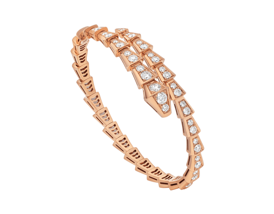 BRACELET BVLGARI SERPENTI VIPER DIAMONDS ROSE GOLD