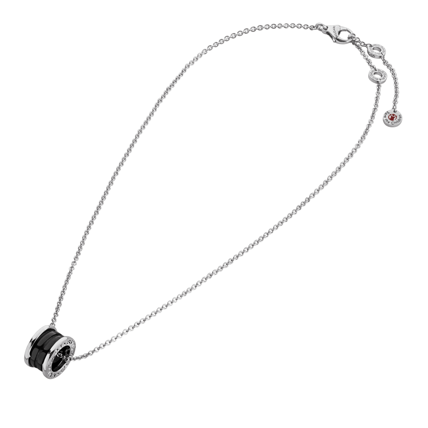 COLLIER BVLGARI B.ZERO1 CERAMIC NOIR WHITE GOLD