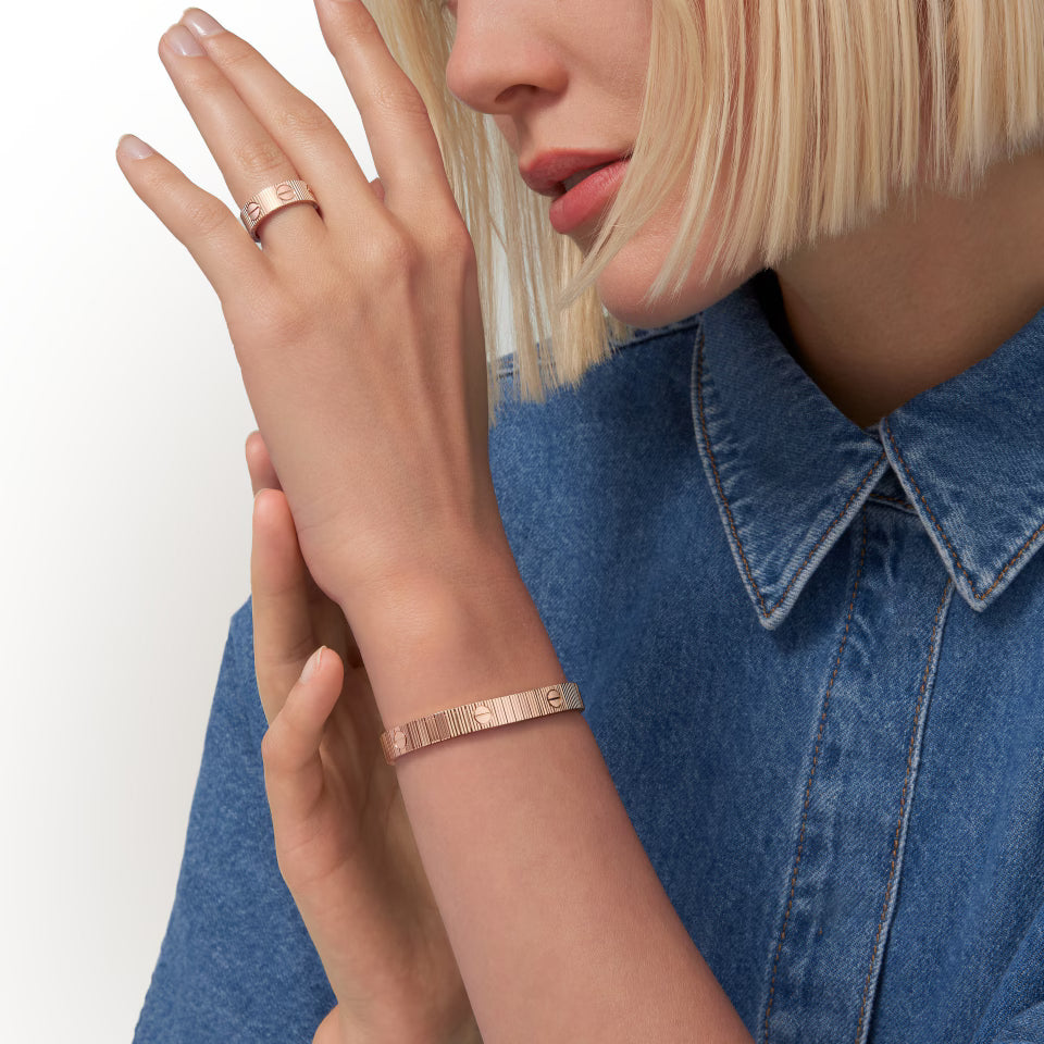 BRACELET LOVE UNLIMITED SOUPLE-ROSE GOLD