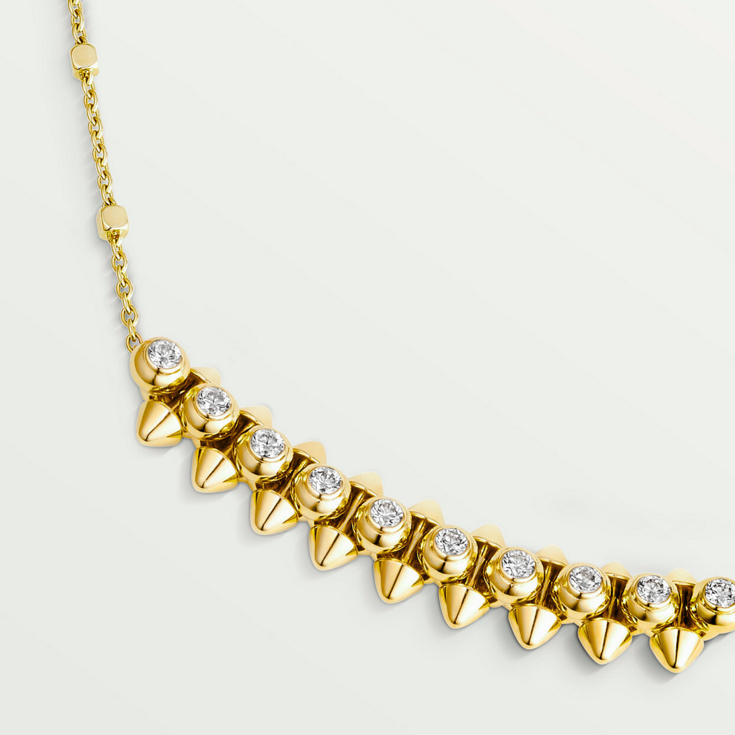 COLLIER CARTIER CLASH DIAMONDS GOLD