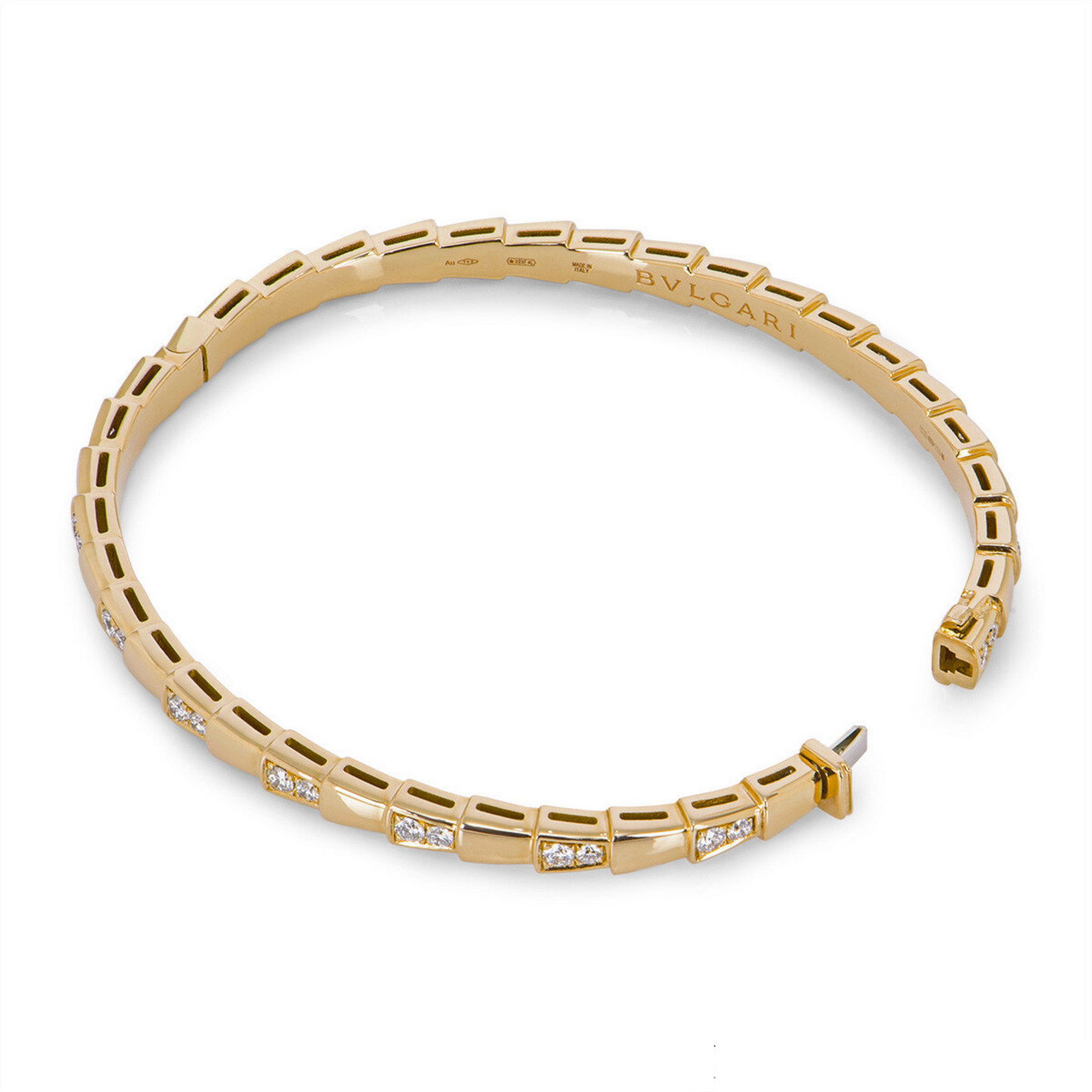 BRACELET BVLGARI SERPENTI DIAMOND GOLD