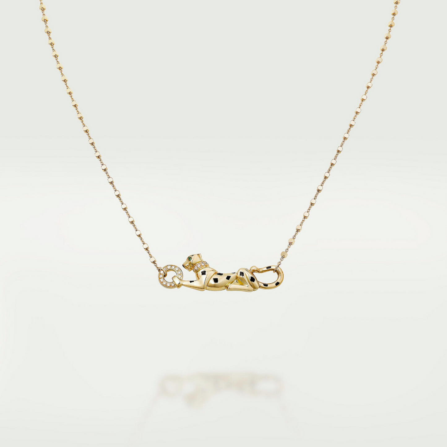 COLLIER CARTIER PANTHERE PENDENTIF AVEC STRASS-GOLD