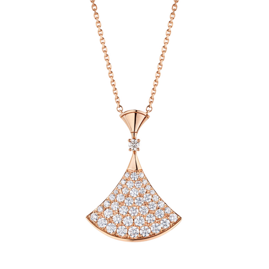 COLLIER BVLGARI DIVAS DREAM DIAMANTS ROSE GOLD