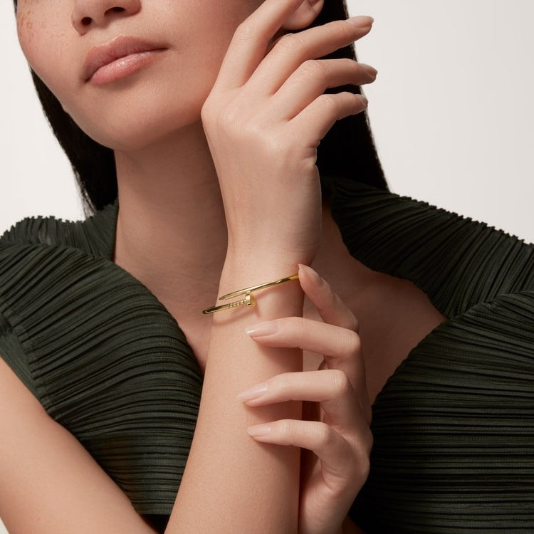 Ensemble de la collection « Juste un Clou » – bracelet et bague, petit modèle