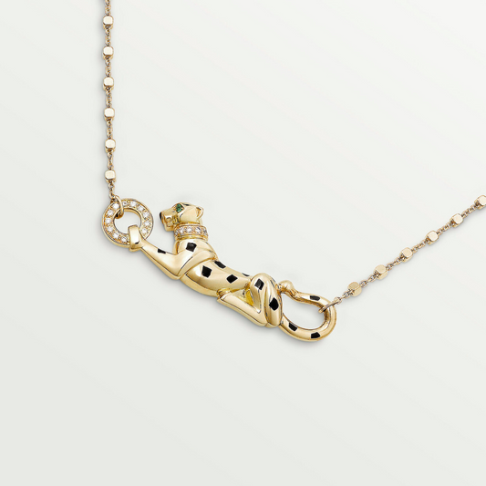 COLLIER CARTIER PANTHERE PENDENTIF AVEC STRASS-GOLD