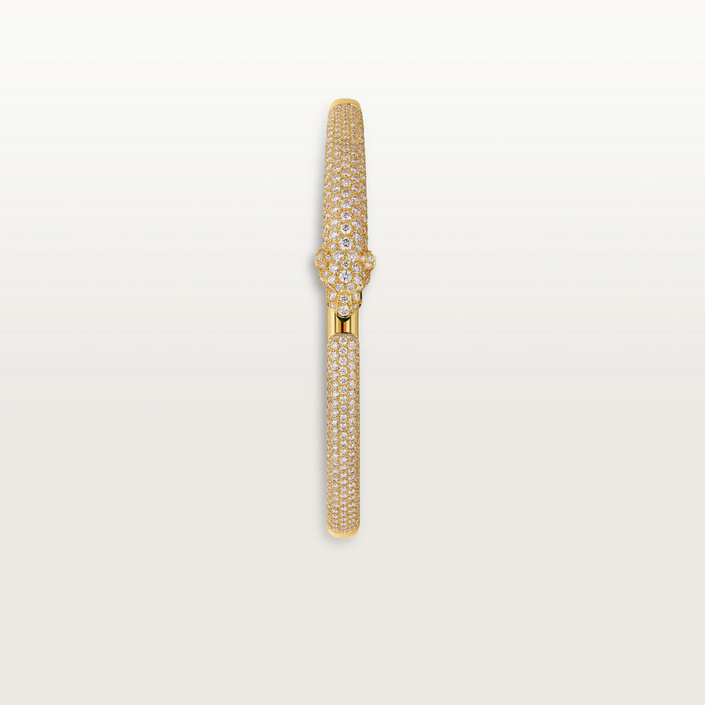 BRACELET PANTHERE PETIT MODELE SEMI PAVE GOLD