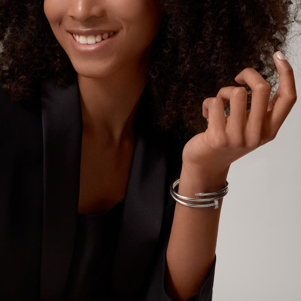 BRACELET LECLOU DOUBLE TOURS DIAMONDS