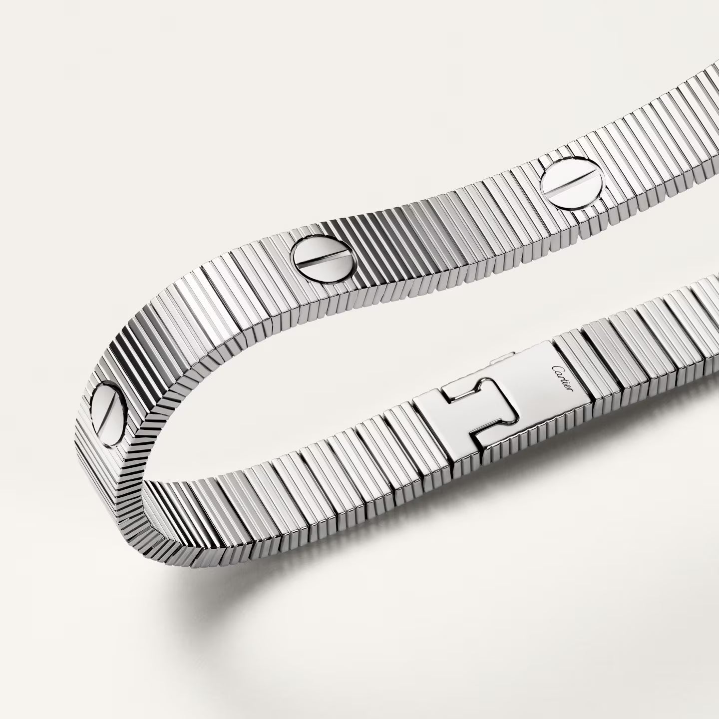 BRACELET LOVE UNLIMITED SOUPLE-WHITE GOLD
