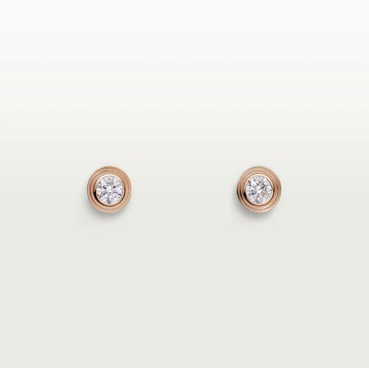 BOUCLE D'OREILLES -DAMOUR DIAMOND EARRINGS