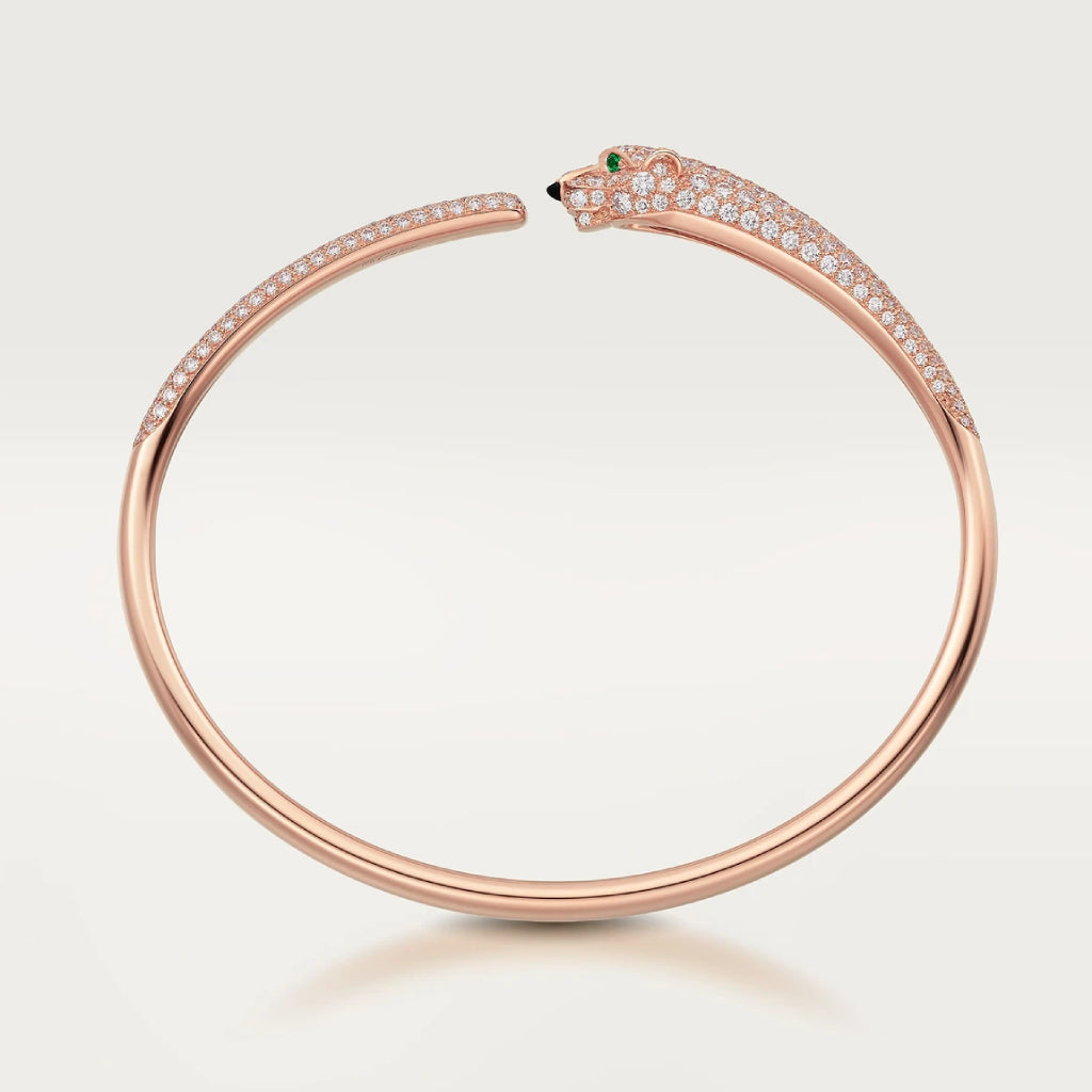 BRACELET PANTHÈRE PETIT MODÈLE PAVÉ