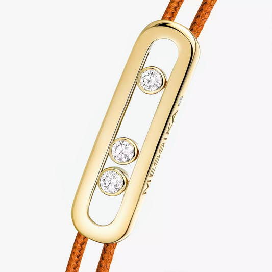 BRACELET MESSIKA CORDE ORANGE GOLD
