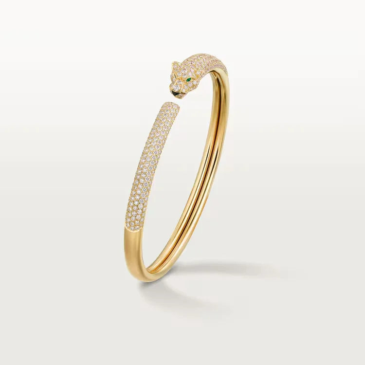 BRACELET PANTHÈRE PETIT MODÈLE PAVÉ