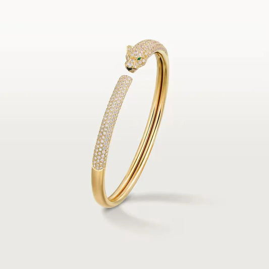 BRACELET PANTHÈRE PETIT MODÈLE PAVÉ