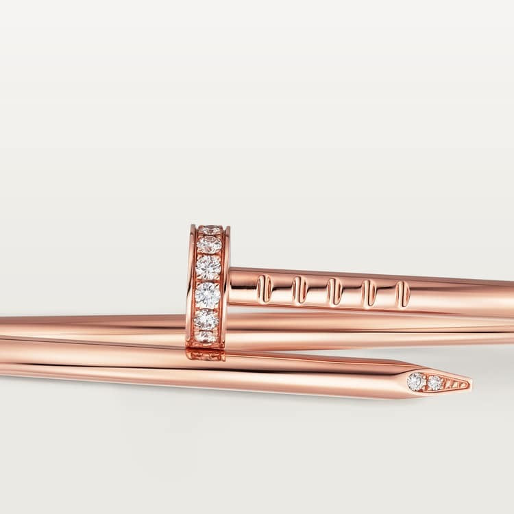 BRACELET CARTIER JUSTE UN CLOU PETIT MODÉLE DIAMANTS ROSE GOLD