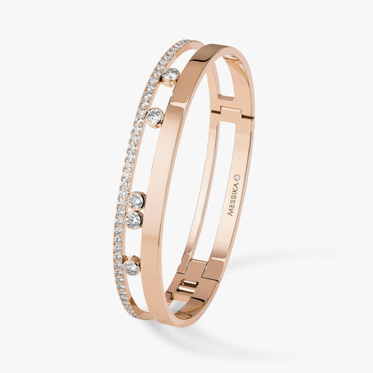 BRACELET MESSIKA BANGLE MOVE ROMANE GM ROSE GOLD