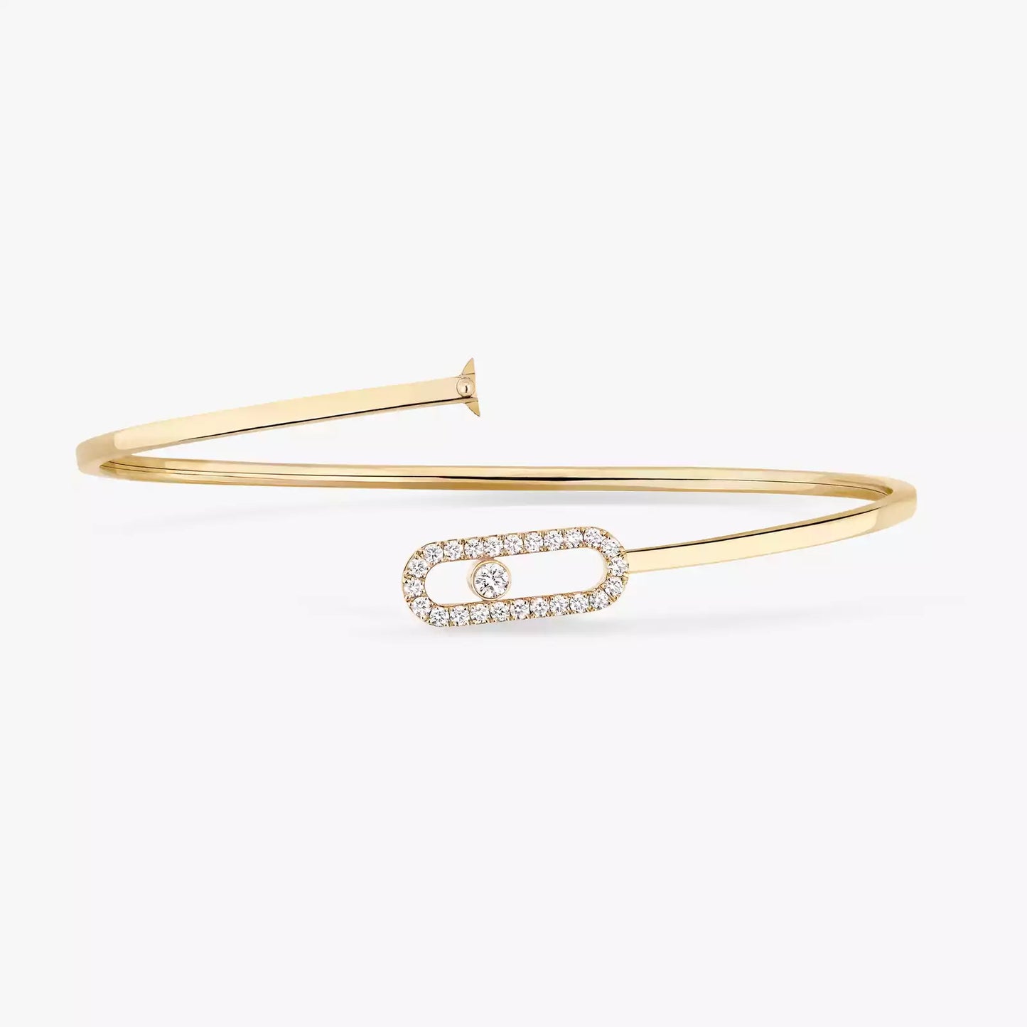MESSIKA MOVE UNO PAVÉ FLEX BANGLE MM GOLD