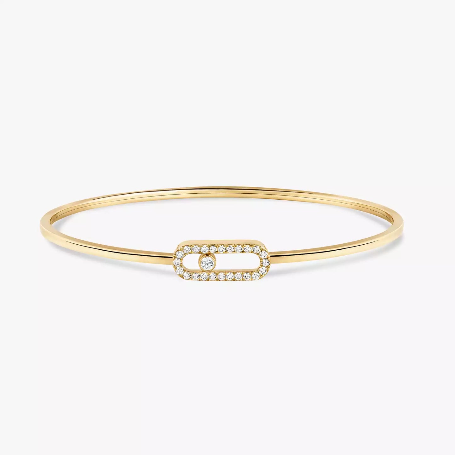 MESSIKA MOVE UNO PAVÉ FLEX BANGLE MM GOLD