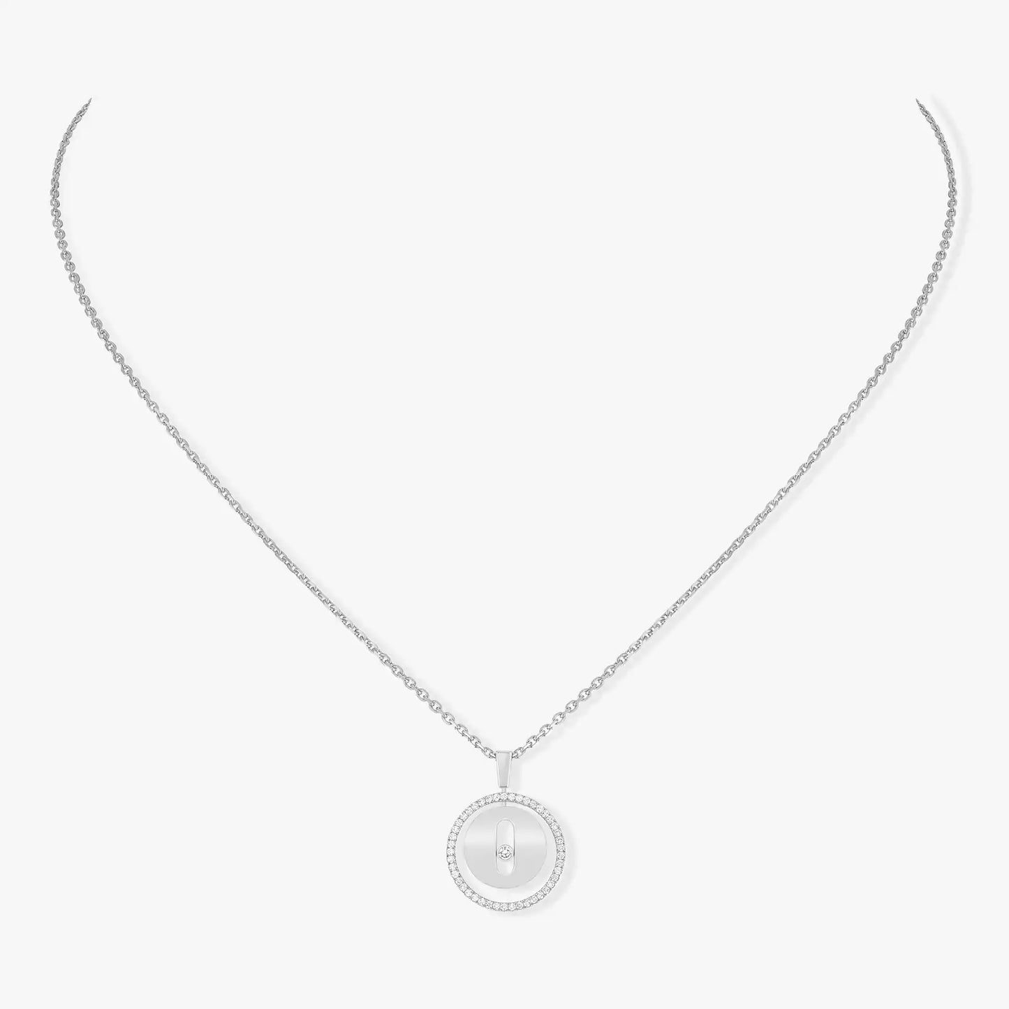 COLLIER MESSIKA LUCKY MOVE SM WHITE GOLD