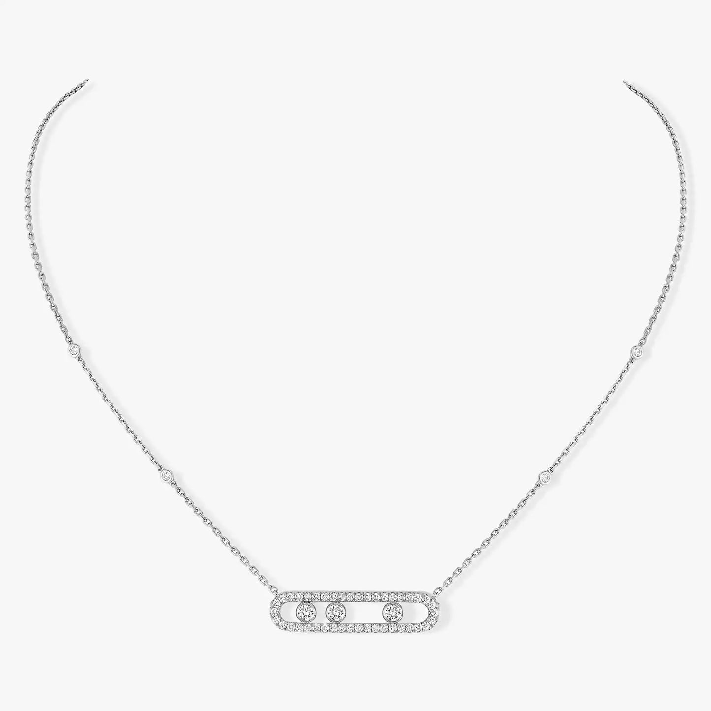 COLLIER MESSIKA MOVE PAVÉ WHITE GOLD