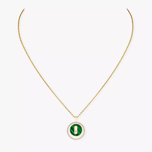 COLLIER MESSIKA LUCKY MOVE SM MALACHITE GOLD