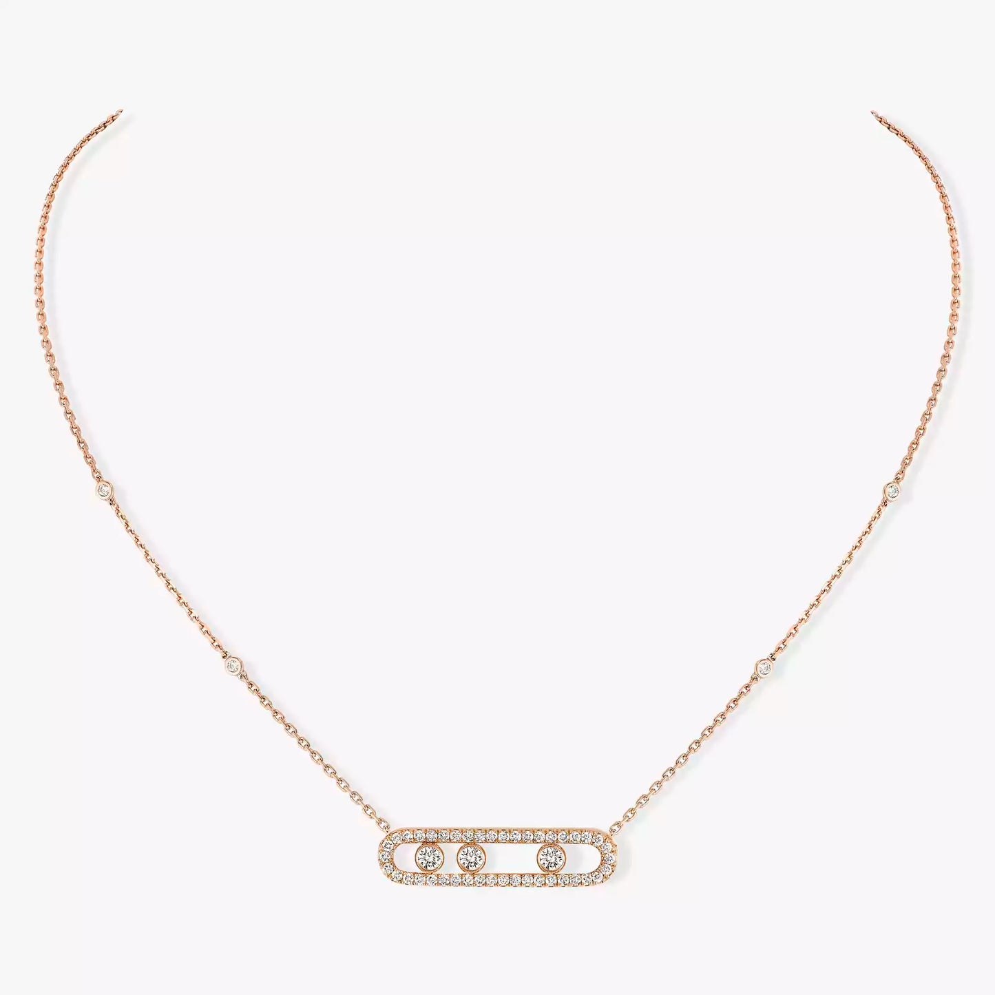 COLLIER MESSIKA MOVE PAVÉ ROSE GOLD