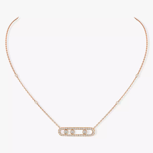 COLLIER MESSIKA MOVE PAVÉ ROSE GOLD