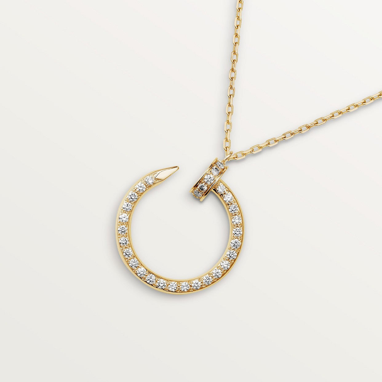 COLLIER CARTIER JUSTE UN CLOU FULL STRASS-GOLD