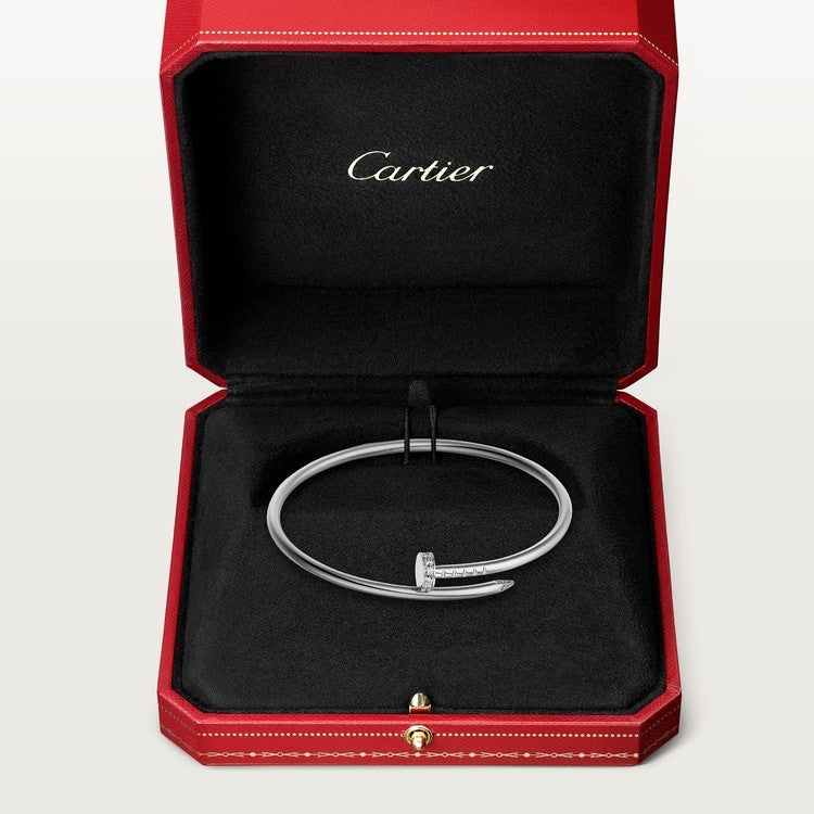 BRACELET CARTIER JUSTE UN CLOU PETIT MODÉLE DIAMANTS WHITE GOLD
