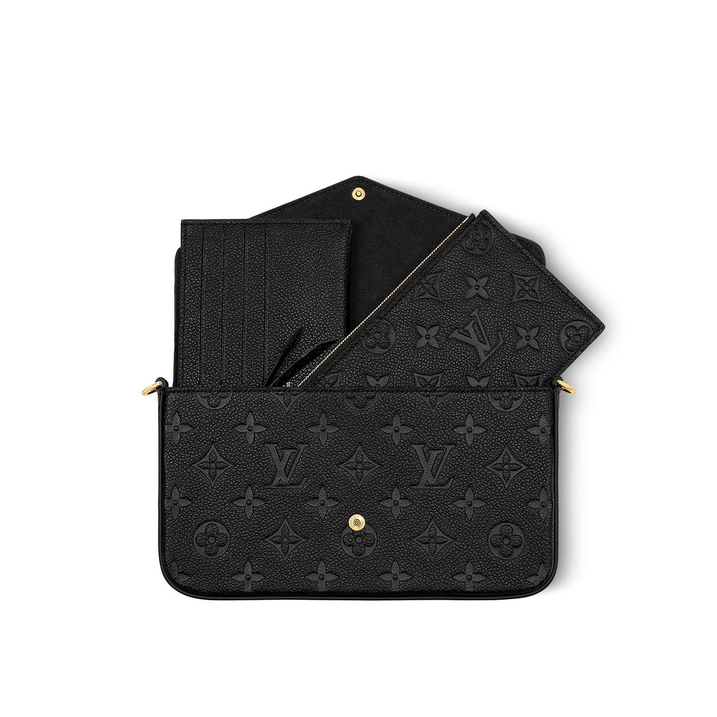 FÉLICIE CUIRE MONOGRAM EMPREINTE