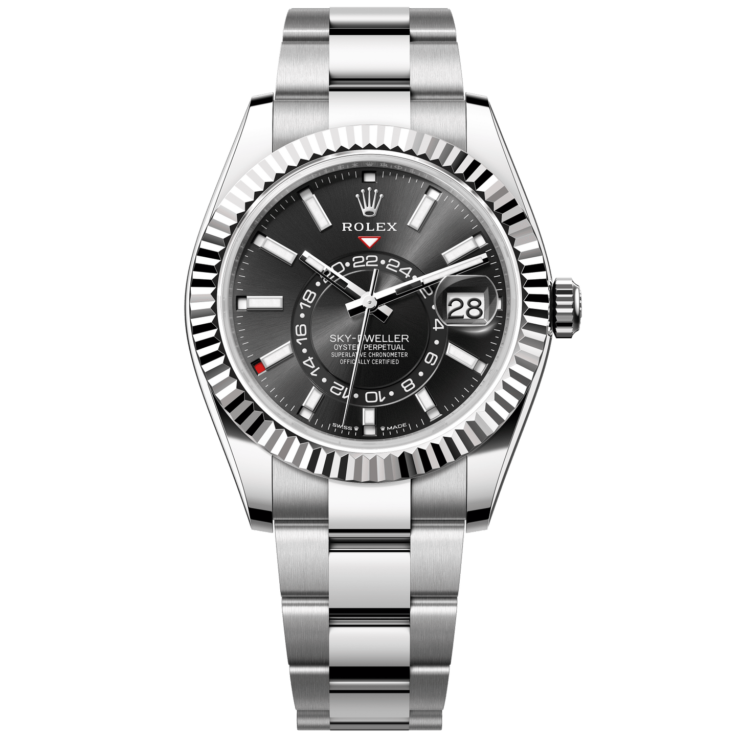 ROLEX SKY DWELLER GREY-BLACK