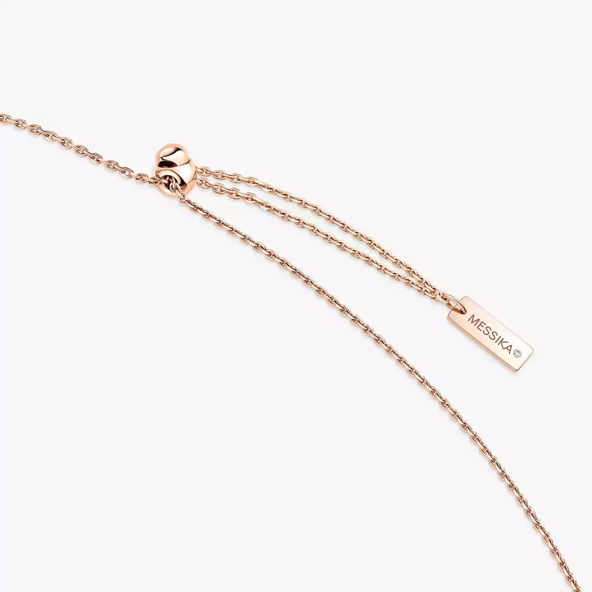 COLLIER+BOUCLE D'OREILLERS MESSIKA "MOVE 10TH SM" ROSE GOLD