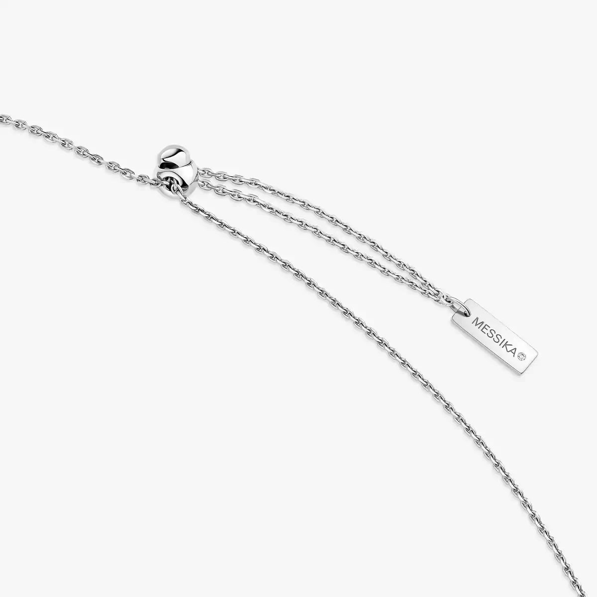 COLLIER+BOUCLE D'OREILLERS MESSIKA "MOVE 10TH SM" DIAMONDS WHITE GOLD
