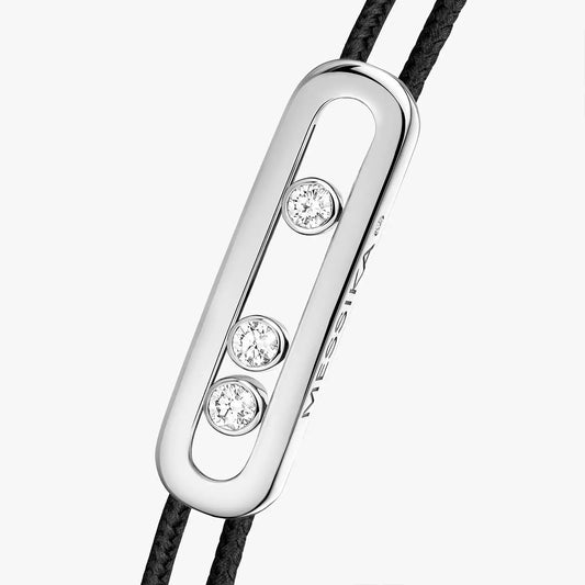 BRACELET MESSIKA CORDE NOIR WHITE GOLD