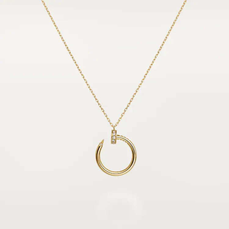 COLLIER CLOU STRASS