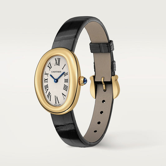 CARTIER BAIGNOIR EN ALLIGATORE NOIR