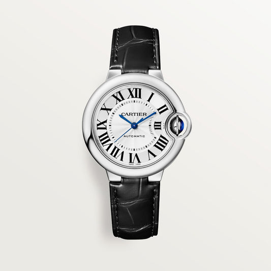 CARTIER BALLON BLEU EN ALLIGATOR NOIR