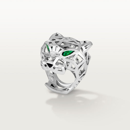 BAGUE PANTHERE DE CARTIER-WHITE-GOLD