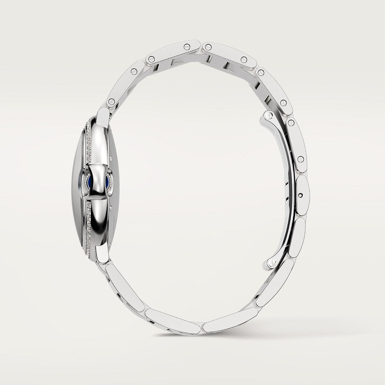 CARTIER BALLON BLEU ARGENTÉ AVEC STRASS