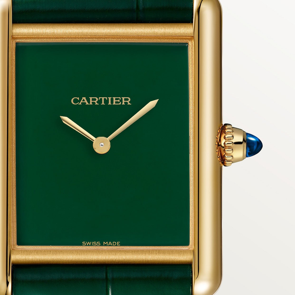 CARTIER TANK MUST LOUIS SEMI-MAT-VERT