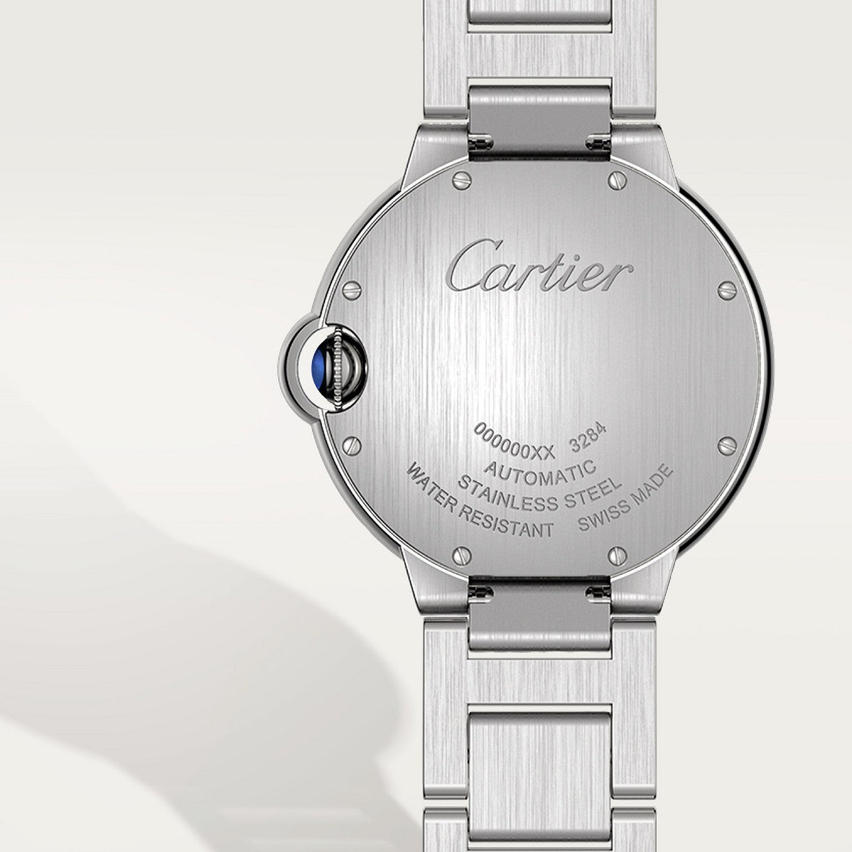 CARTIER BALLON BLEU ARGENTÉ AVEC STRASS