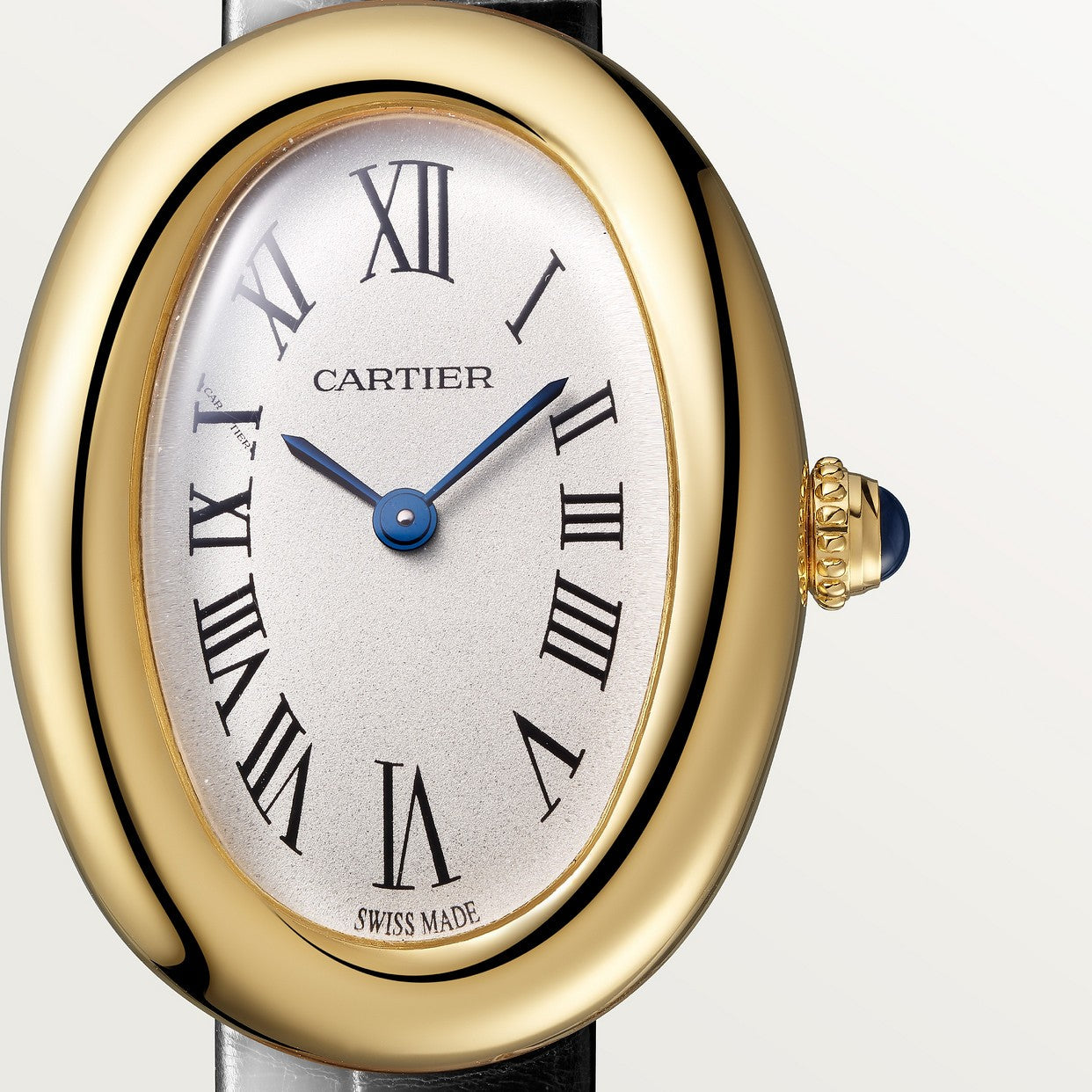 CARTIER BAIGNOIR EN ALLIGATORE NOIR