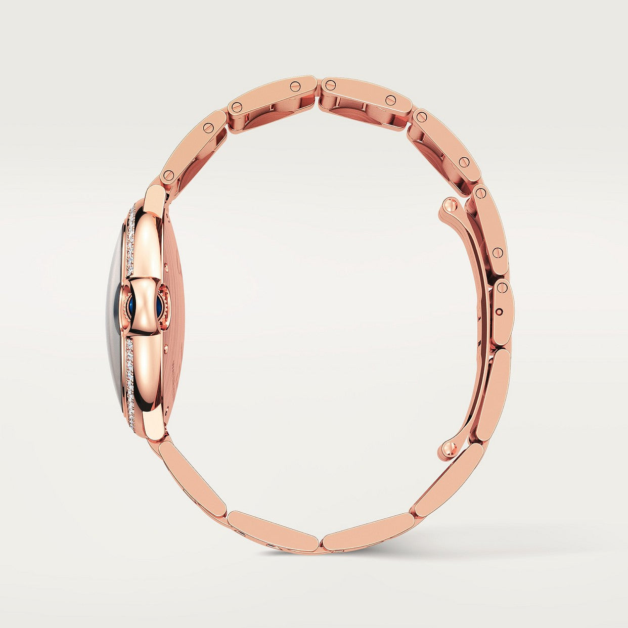 CARTIER BALLON BLEU OR ROSE AVEC STRASS