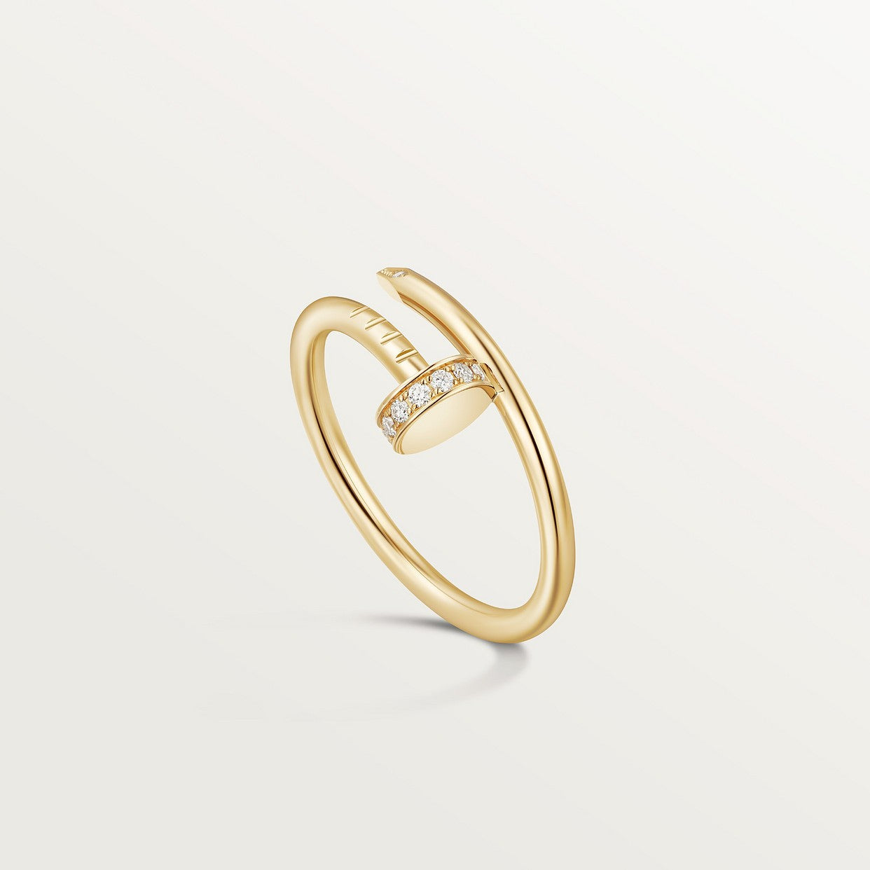 BAGUE CARTIER JUSTE UN CLOU MODÈLE CLASSIQUE DIAMANTS GOLD