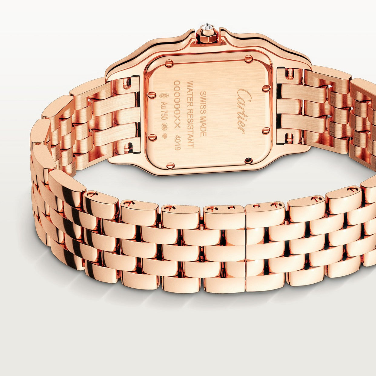 CARTIER PANTHÈRE OR ROSE AVEC STRASS
