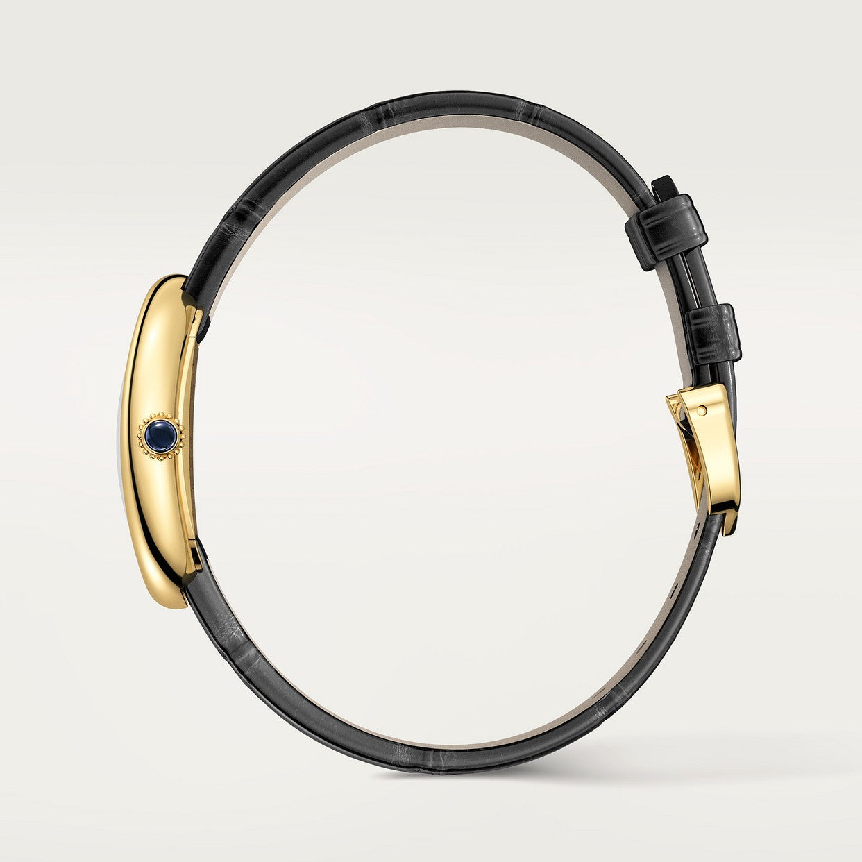 CARTIER BAIGNOIR EN ALLIGATORE NOIR