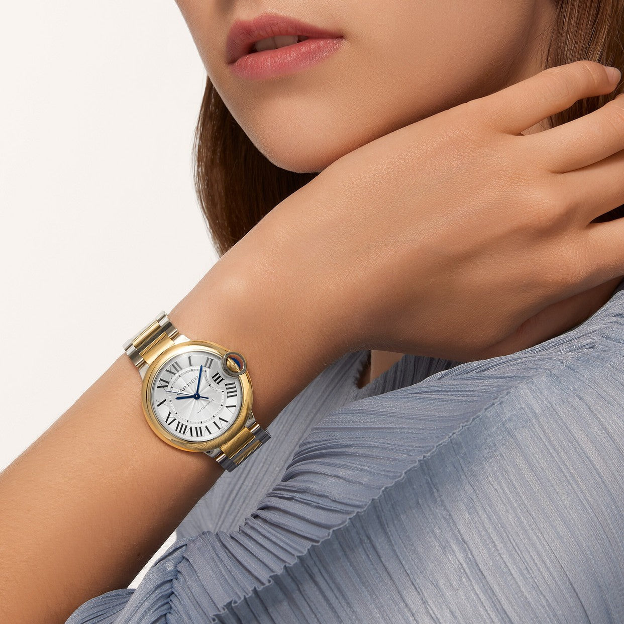 CARTIER BALLON BLEU DORÉ ET ARGENTÉ